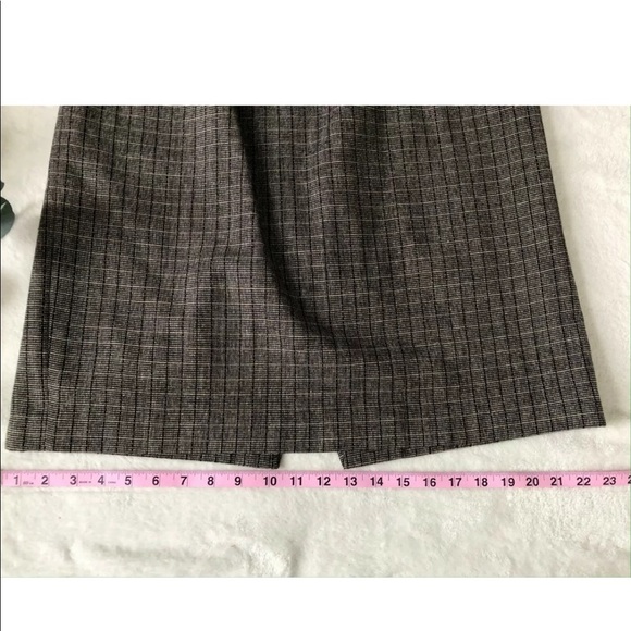 VTG E. H. Woods Wool Blend Plaid Skirt - Picture 6 of 9